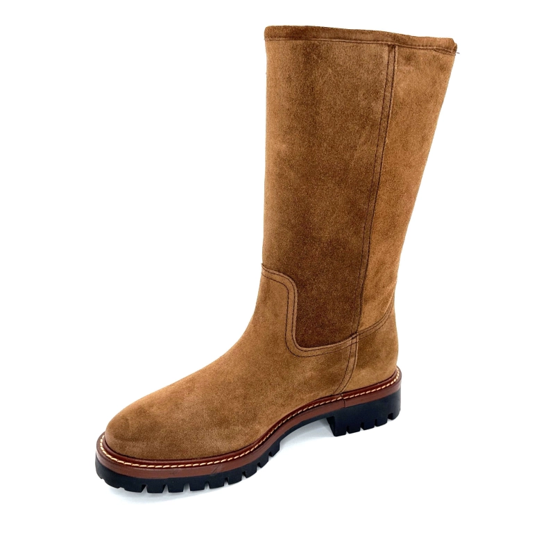 Alpe 5206 Daim Castagna Ivoire Chaussures