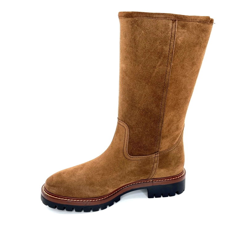 Alpe 5206 Daim Castagna Ivoire Chaussures