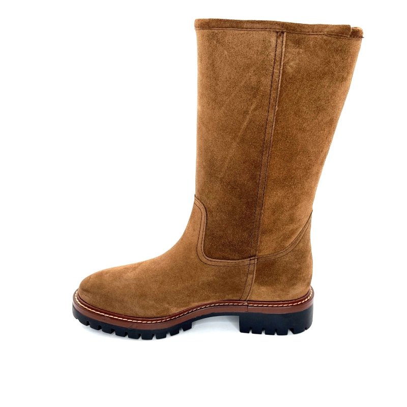 Alpe 5206 Daim Castagna Ivoire Chaussures