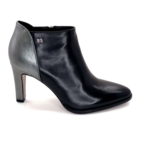 Regarde le Ciel Buffy 03 Cuir Noir Argenté BUFFY 03 - DELICE SIRIO - 7457 / Automne Hiver 2024-2025