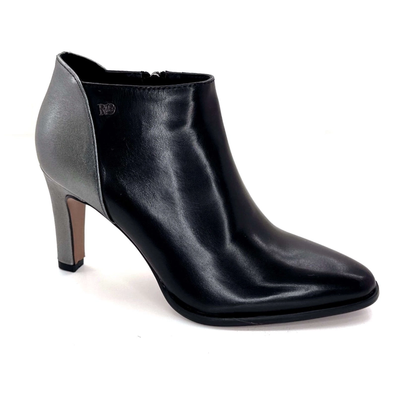 Regarde le Ciel Buffy 03 Cuir Noir Argenté BUFFY 03 - DELICE SIRIO - 7457 / Automne Hiver 2024-2025