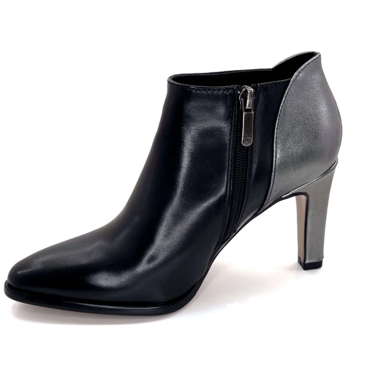 Regarde le Ciel Buffy 03 Cuir Noir Argenté BUFFY 03 - DELICE SIRIO - 7457 / Automne Hiver 2024-2025