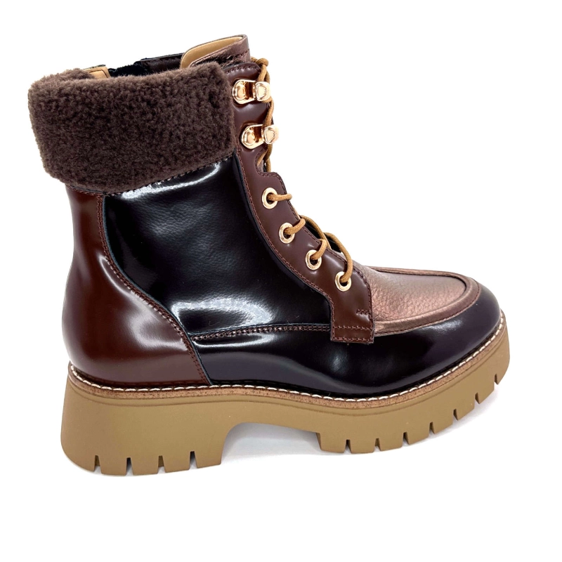 Regarde le Ciel Candis 03 Cuir Glacé Marron CANDIS 03 - 7413 SMOOTY / - META Automne Hiver 2024-2025