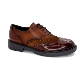 Richelieu Laces Ivoire A54190 Brown Leather