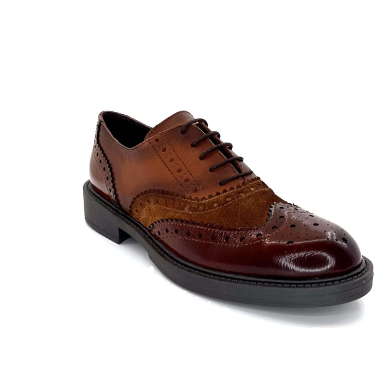 Ivoire A54190 Cuir Marron A54190 - OLD POLLOCK TEAK + R1 O Automne Hiver 2024-2025