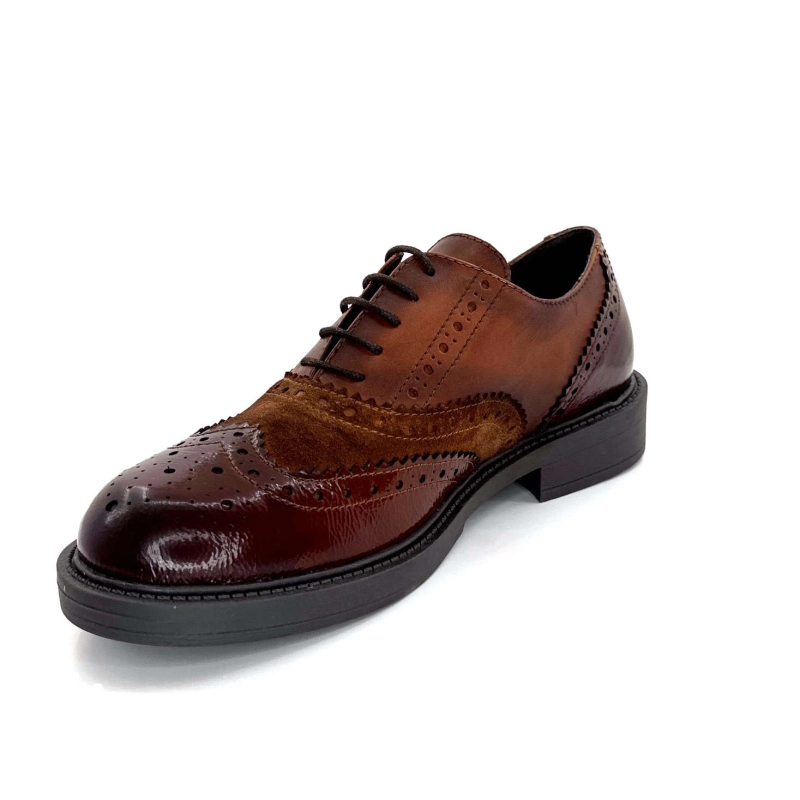 Ivoire A54190 Cuir Marron A54190 - OLD POLLOCK TEAK + R1 O Automne Hiver 2024-2025