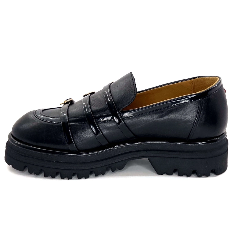 GioPiu Mia 01 Cuir Noir MIA 01 - COMBI BLACK Automne Hiver 2024-2025