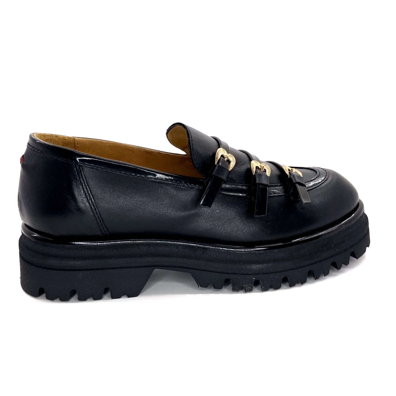 GioPiu Mia 01 Cuir Noir MIA 01 - COMBI BLACK Automne Hiver 2024-2025