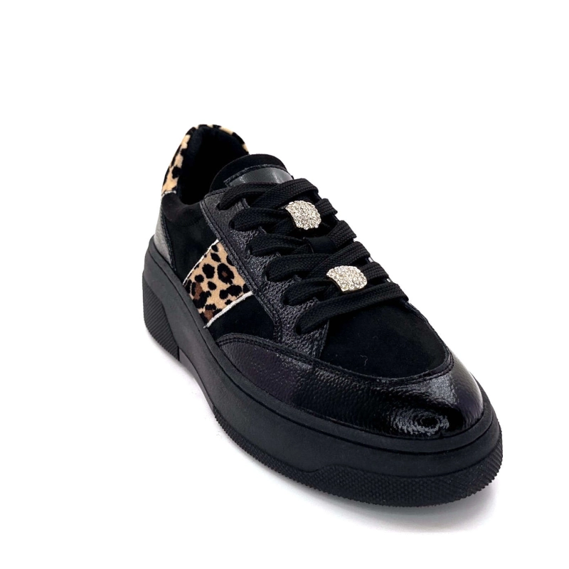 Ivoire Bp5410 Noir Noir & Léo BP5410 - CAMOSCIO NERO /LEOPARD A classer