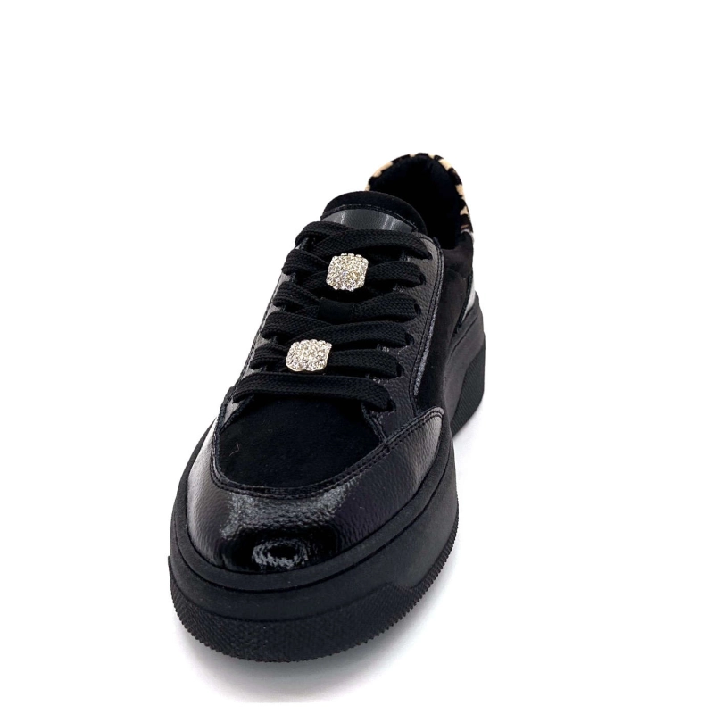 Ivoire Bp5410 Noir Noir & Léo BP5410 - CAMOSCIO NERO /LEOPARD A classer