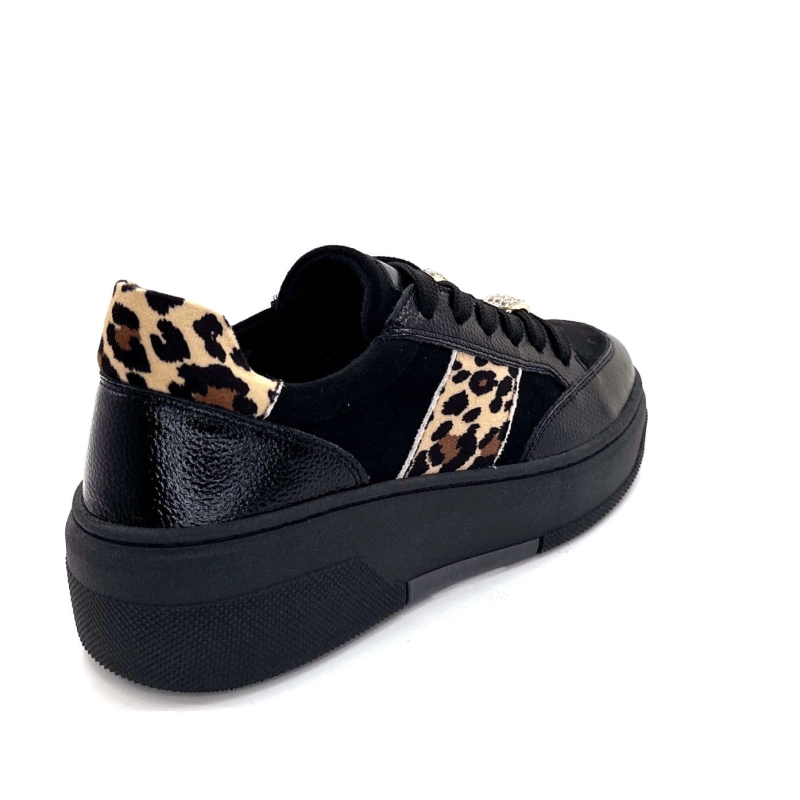 Ivoire Bp5410 Noir Noir & Léo BP5410 - CAMOSCIO NERO /LEOPARD A classer