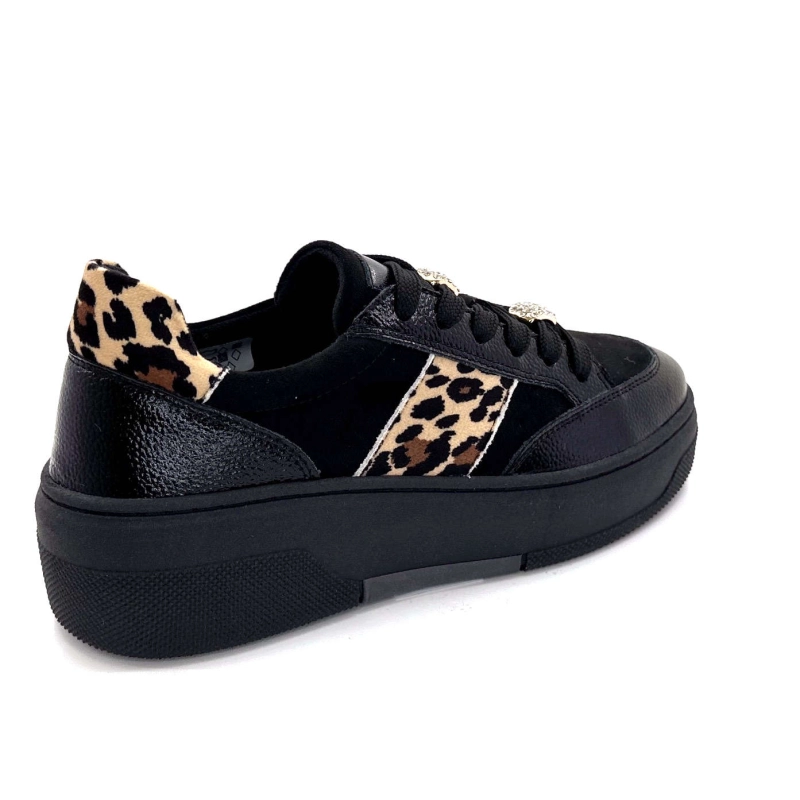 Ivoire Bp5410 Noir Noir & Léo BP5410 - CAMOSCIO NERO /LEOPARD A classer