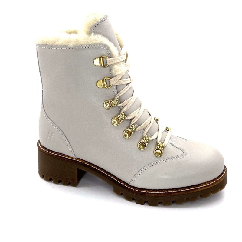 Hooper Sko Albe Cuir Panna Ivoire Chaussures