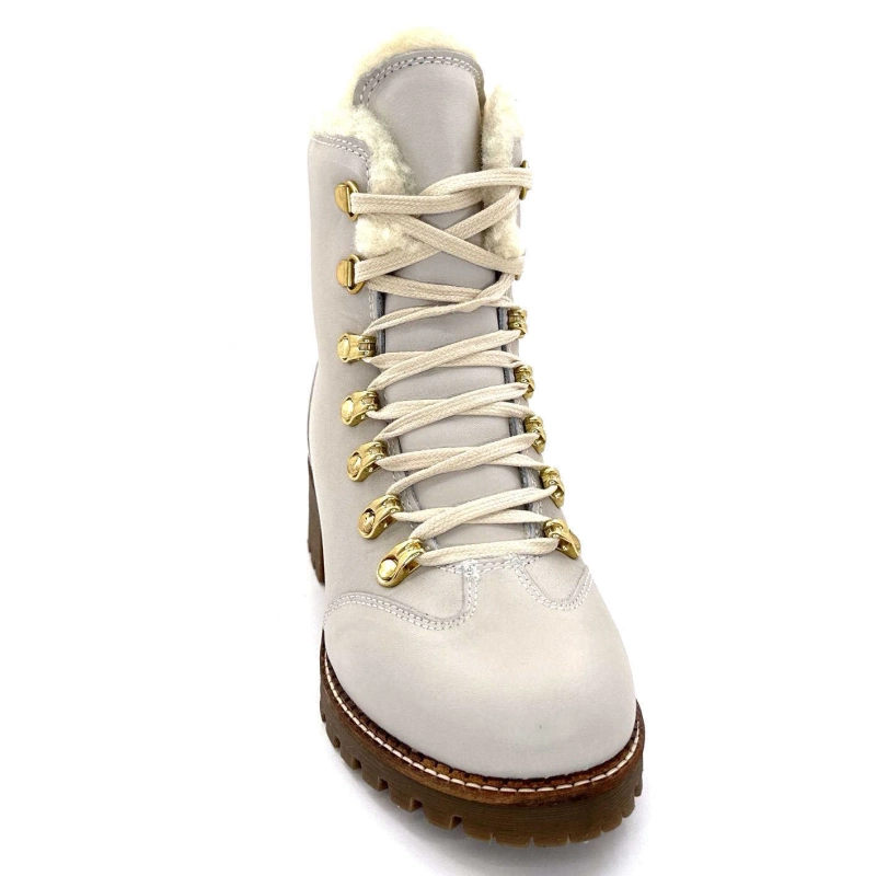 Hooper Shoes Albe Cuir Panna ALBE H24 - CUIR - PANNA Automne Hiver 2024-2025