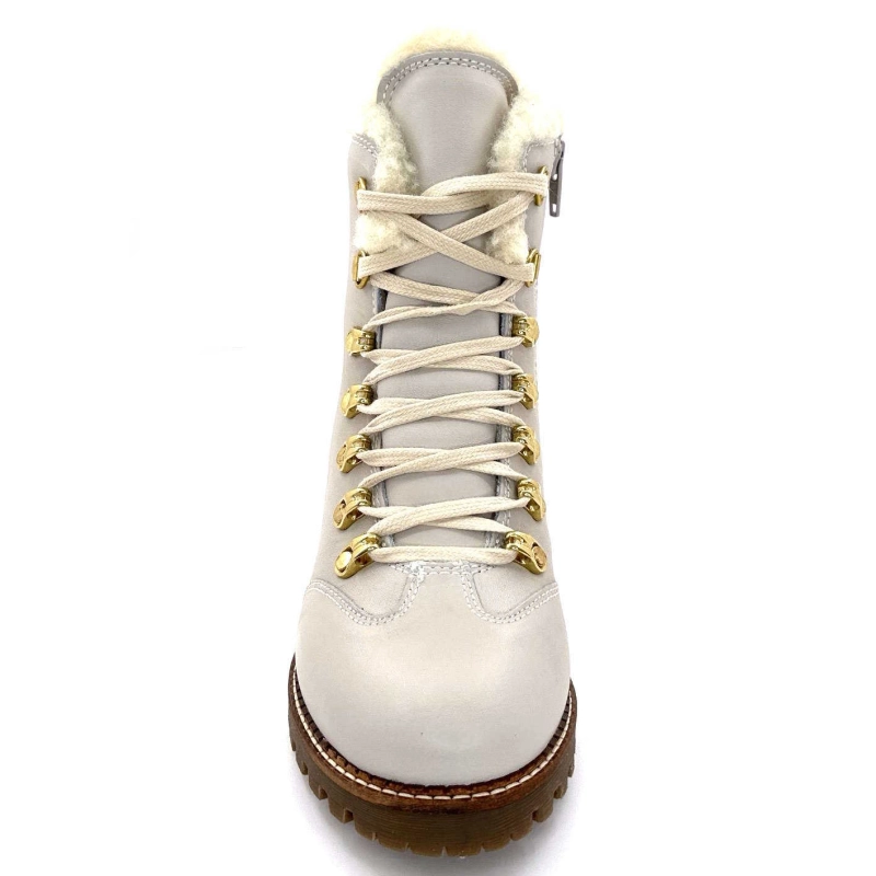 Hooper Shoes Albe Cuir Panna ALBE H24 - CUIR - PANNA Automne Hiver 2024-2025