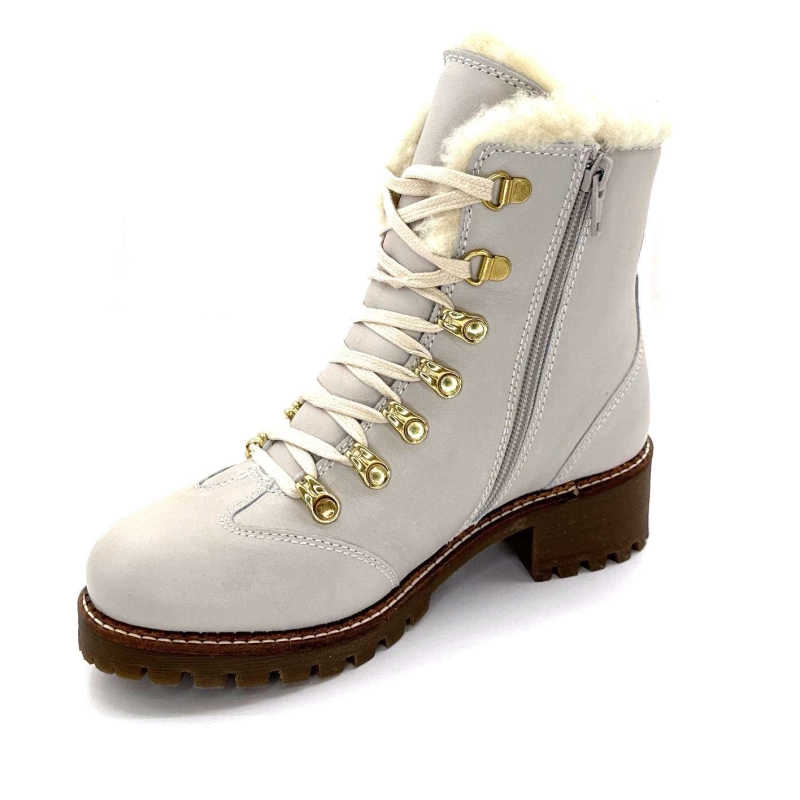 Hooper cipők Albe Cuir Panna Ivoire Chaussures