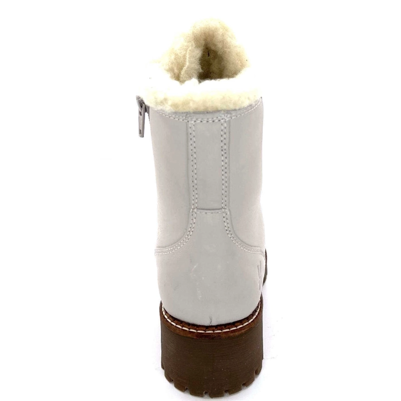 Sapatos Hooper Albe Cuir Panna Ivoire Chaussures