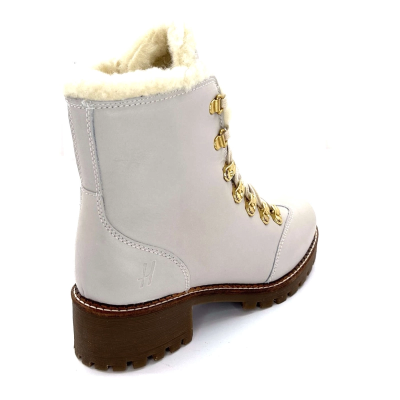 Zapatos Hooper Albe Cuir Panna Ivoire Chaussures