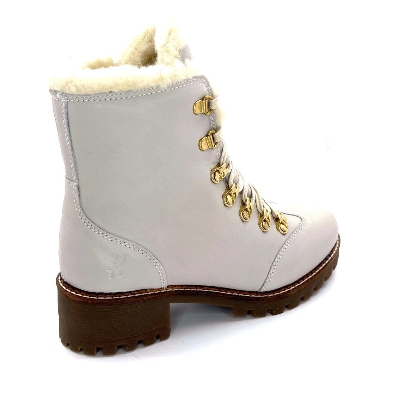 Hooper cipők Albe Cuir Panna Ivoire Chaussures