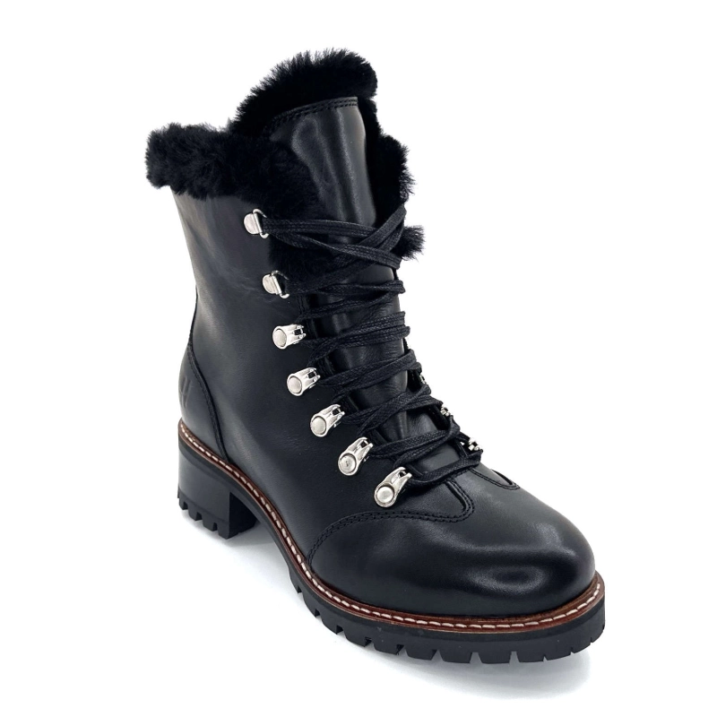 Hooper Shoes Albe Cuir Noir ALBE H24 - CUIR - NOIR Automne Hiver 2024-2025