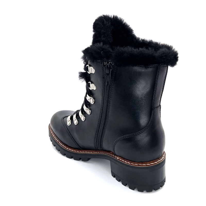 Sapatos Hooper Albe Couro Preto Ivoire Chaussures