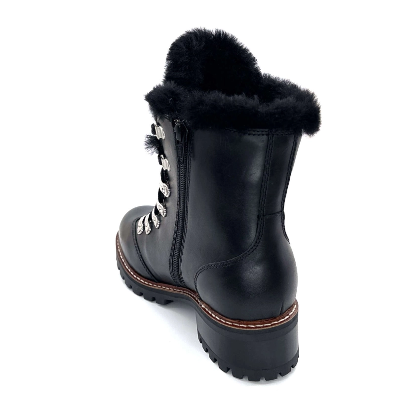 Hooper Skor Albe Svart Läder Ivoire Chaussures