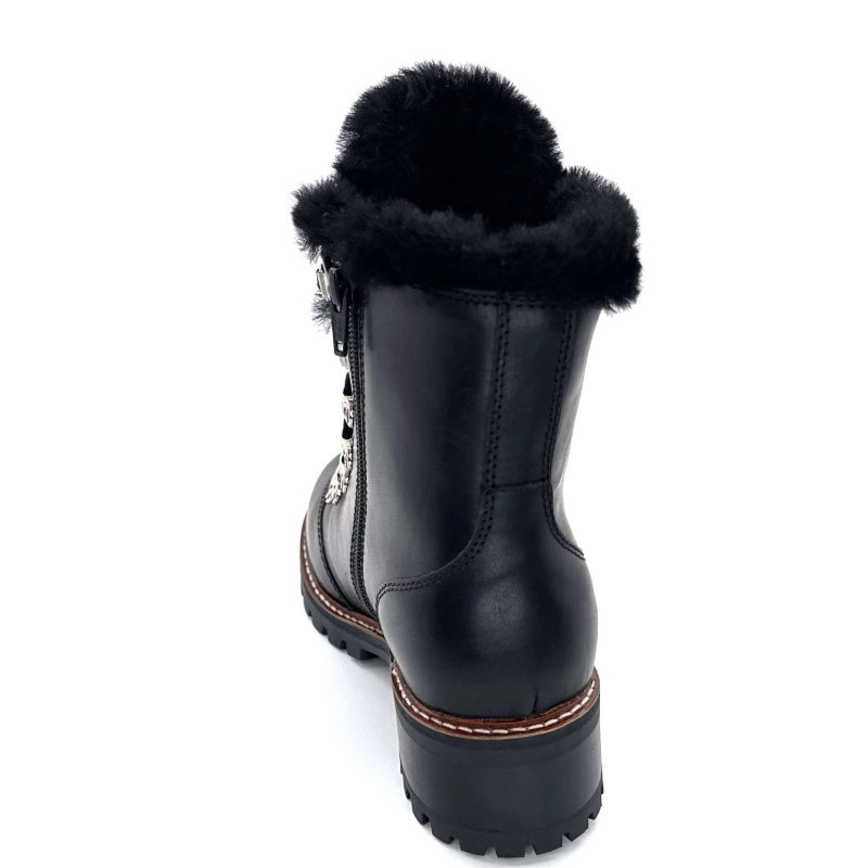 Sapatos Hooper Albe Couro Preto Ivoire Chaussures