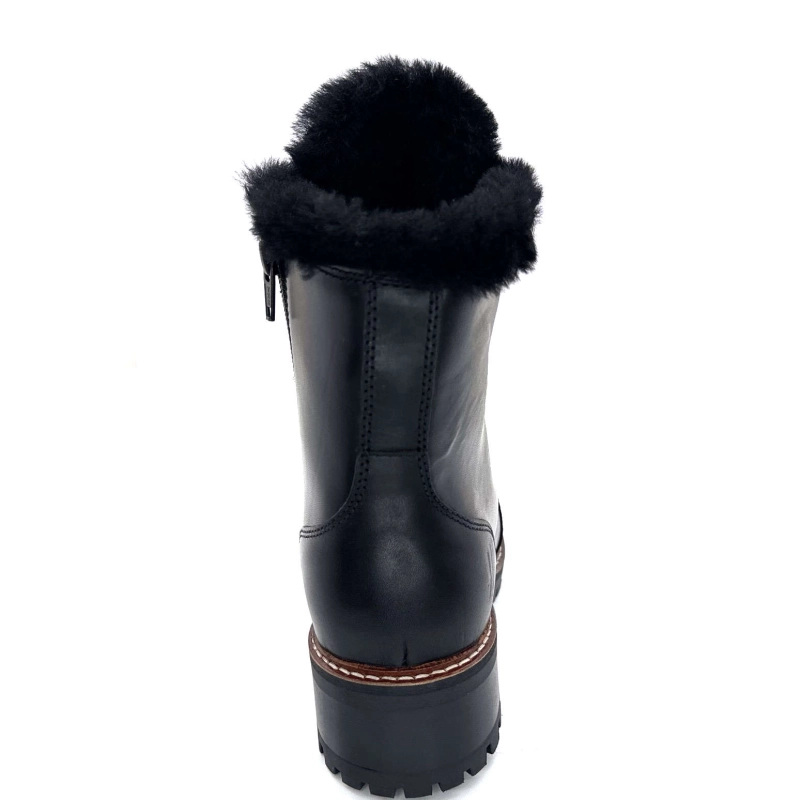 Hooper Skor Albe Svart Läder Ivoire Chaussures