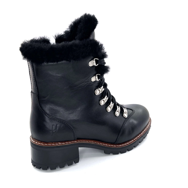 Sapatos Hooper Albe Couro Preto Ivoire Chaussures