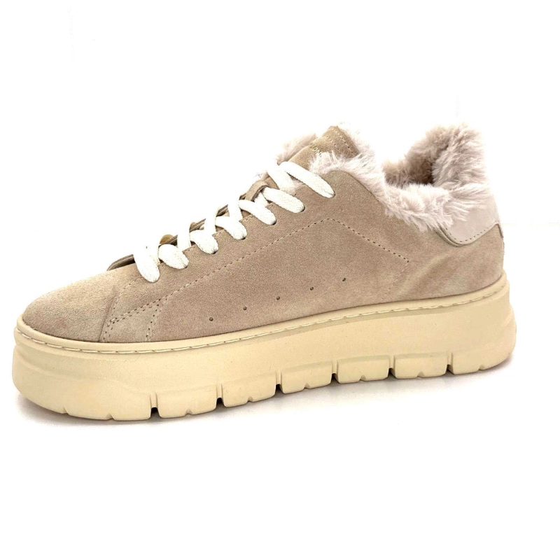 Crime London 21951 Daim Beige Fourrure 21951 - COL 15 Automne Hiver 2024-2025