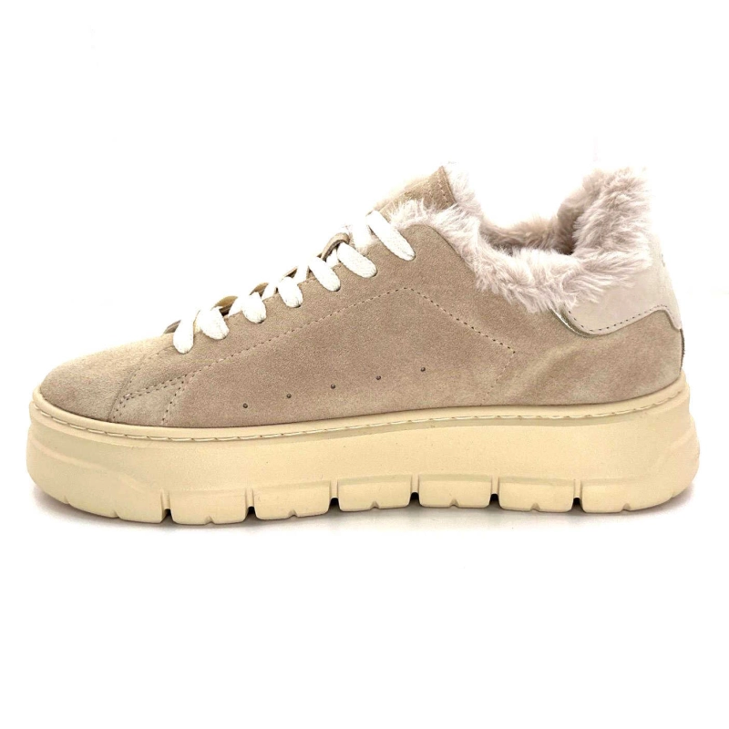 Crime London 21951 Daim Beige Fourrure 21951 - COL 15 Automne Hiver 2024-2025