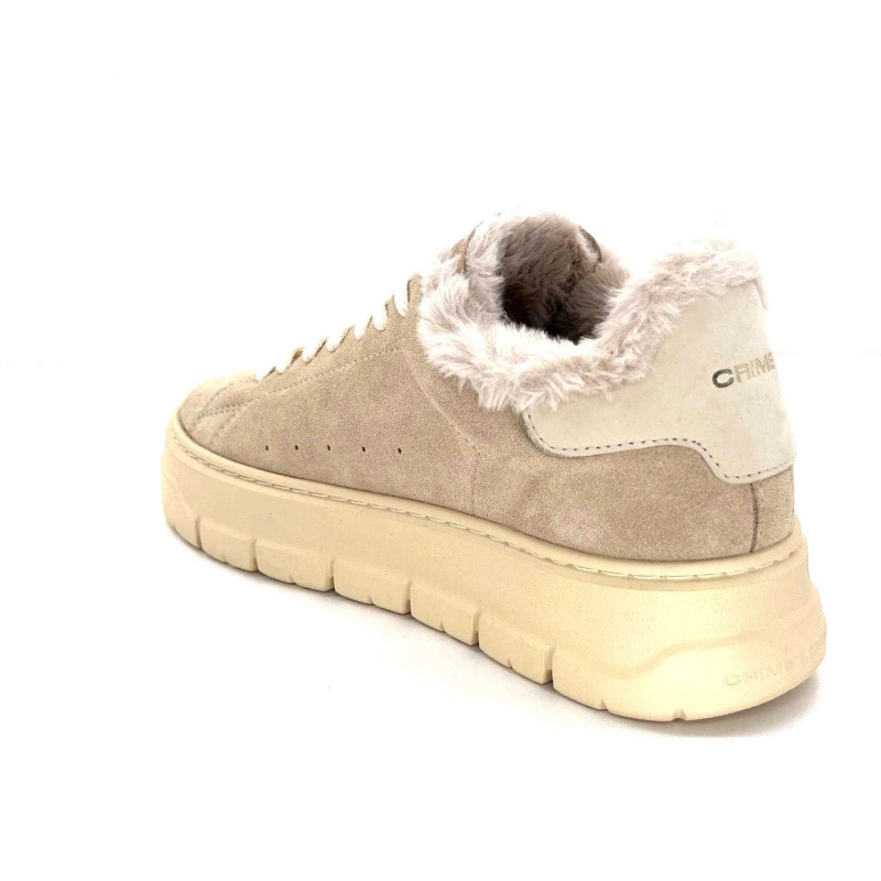 Crime London 21951 Daim Beige Fourrure 21951 - COL 15 Automne Hiver 2024-2025