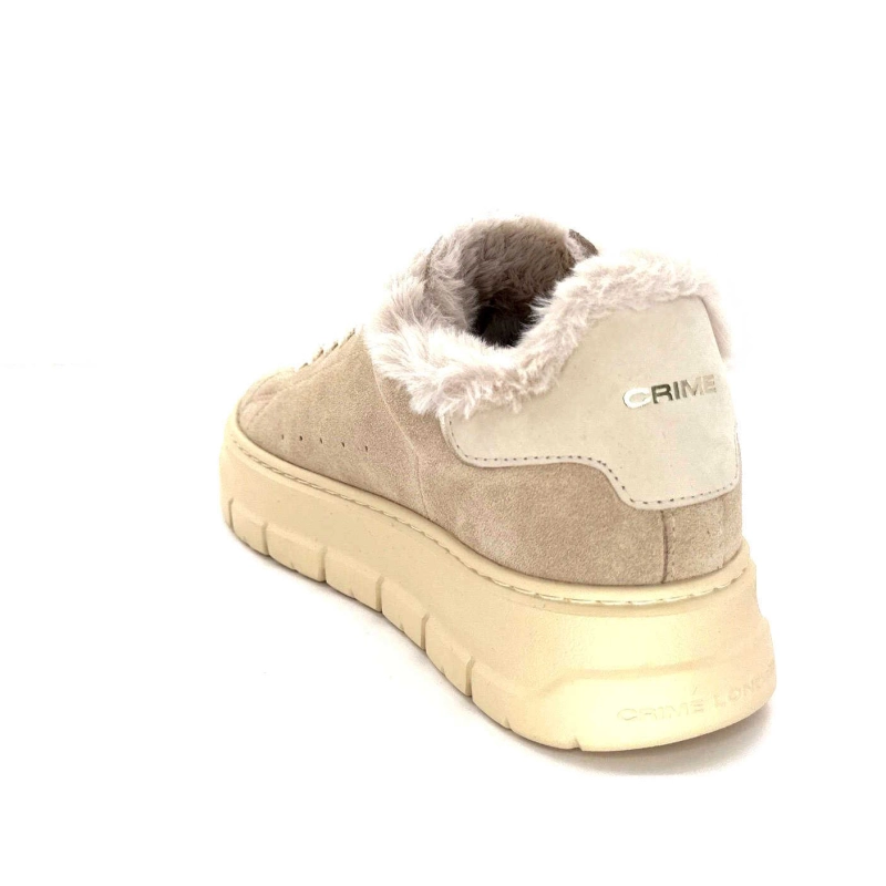 Crime London 21951 Daim Beige Fourrure 21951 - COL 15 Automne Hiver 2024-2025