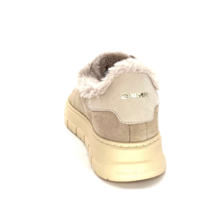 Crime London 21951 Daim Beige Fourrure 21951 - COL 15 Automne Hiver 2024-2025