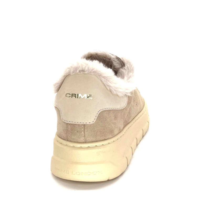 Crime London 21951 Daim Beige Fourrure 21951 - COL 15 Automne Hiver 2024-2025