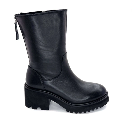 Ivoire Evs 2963 Cuir Noir EVS 2963 - NAPPA - NOIR Automne Hiver 2024-2025