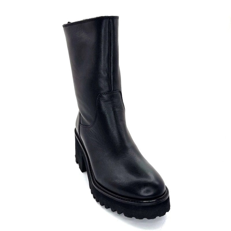 Ivoire Evs 2963 Cuir Noir EVS 2963 - NAPPA - NOIR Automne Hiver 2024-2025