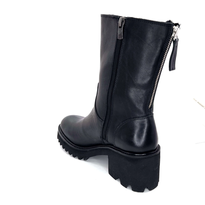 Ivoire Evs 2963 Cuir Noir EVS 2963 - NAPPA - NOIR Automne Hiver 2024-2025