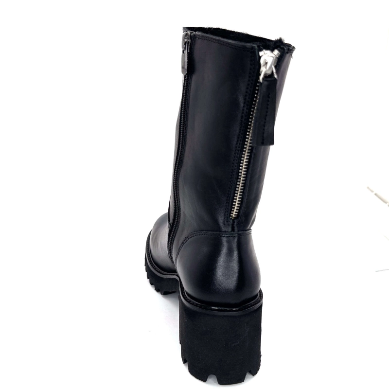 Ivoire Evs 2963 Cuir Noir EVS 2963 - NAPPA - NOIR Automne Hiver 2024-2025