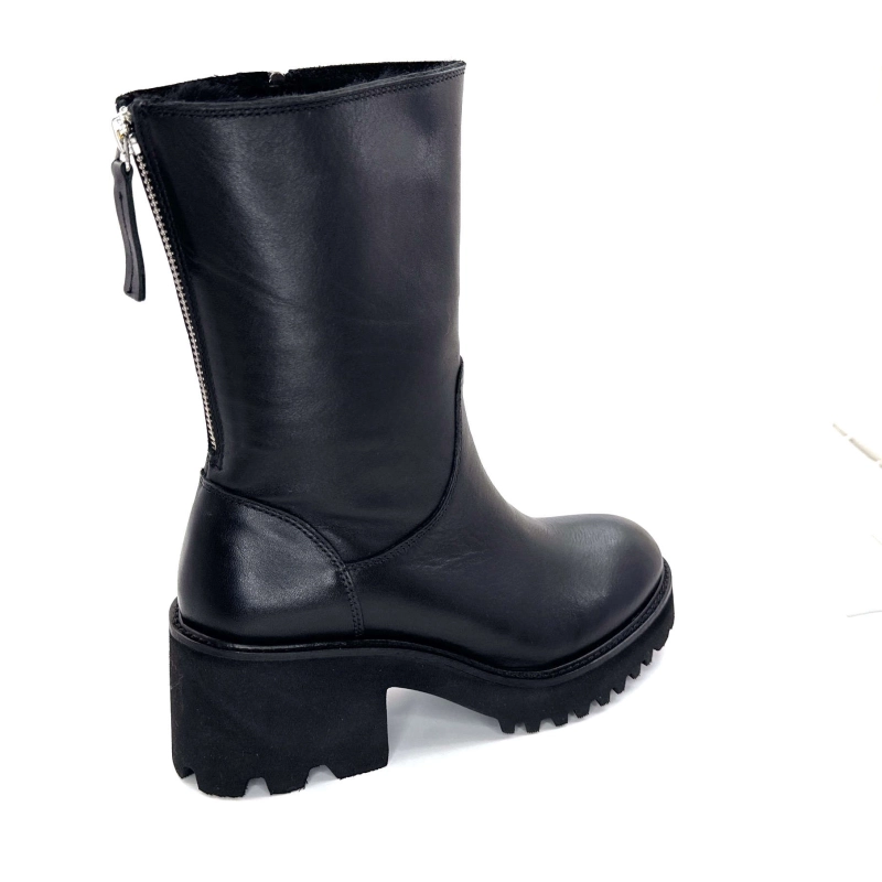 Ivoire Evs 2963 Cuir Noir EVS 2963 - NAPPA - NOIR Automne Hiver 2024-2025