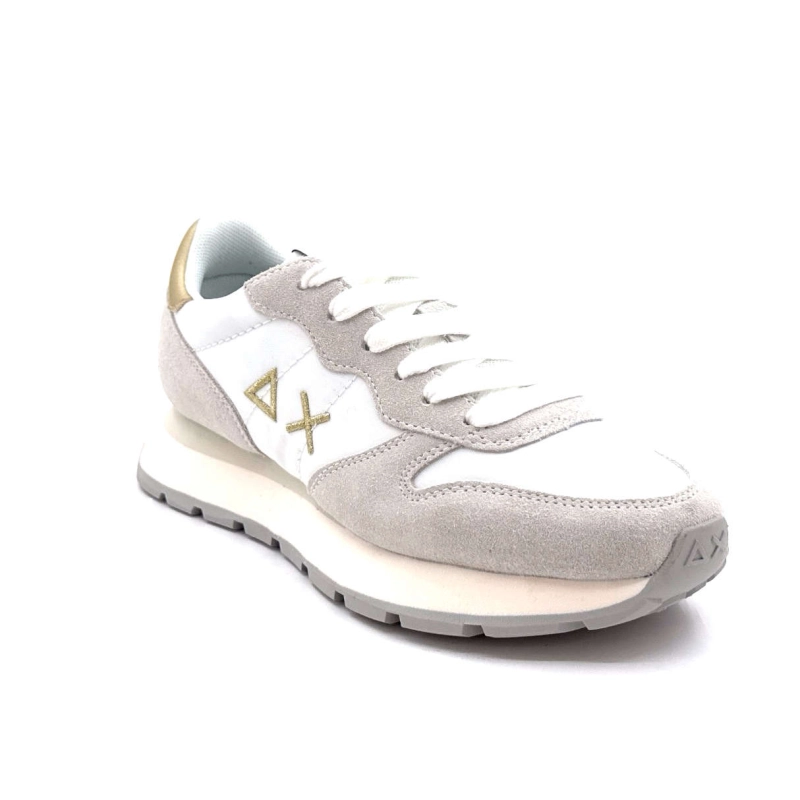 Sun68 Z35202 Ally Cuir Gold Daim Gris Textile Blanc Z35202 ALLY GOLD - SILVER - 01 B Printemps Eté 2025