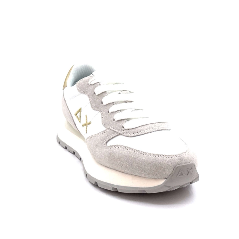 Sun68 Z35202 Ally Cuir Gold Daim Gris Textile Blanc Z35202 ALLY GOLD - SILVER - 01 B Printemps Eté 2025