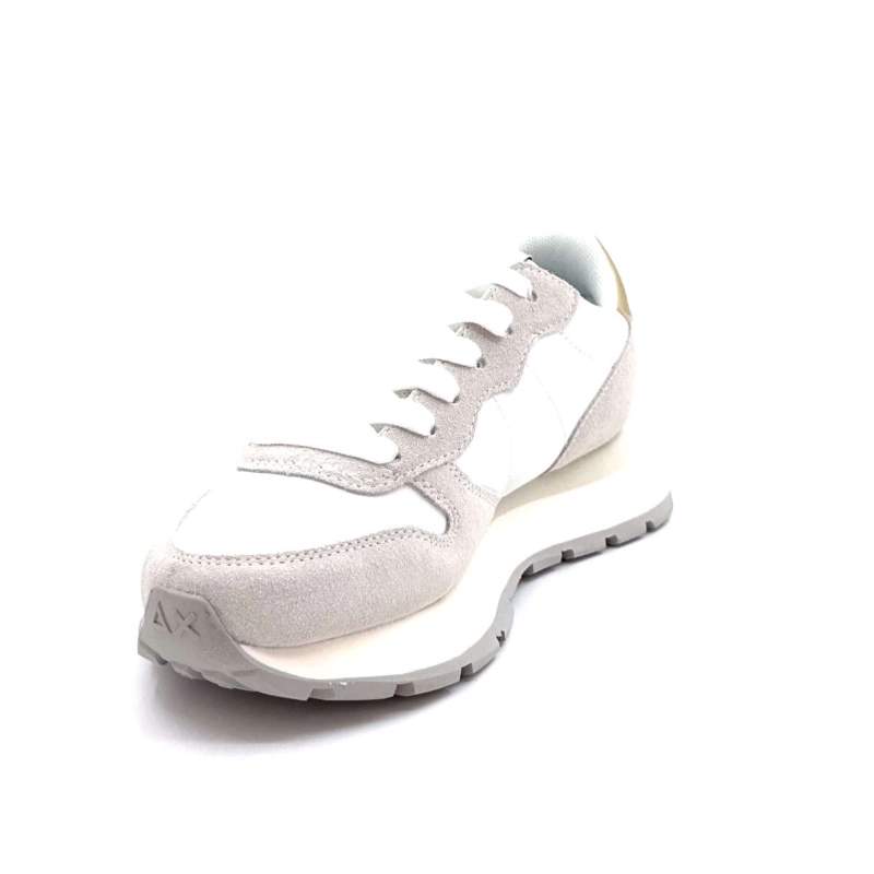 Sun68 Z35202 Ally Cuir Gold Daim Gris Textile Blanc Z35202 ALLY GOLD - SILVER - 01 B Printemps Eté 2025