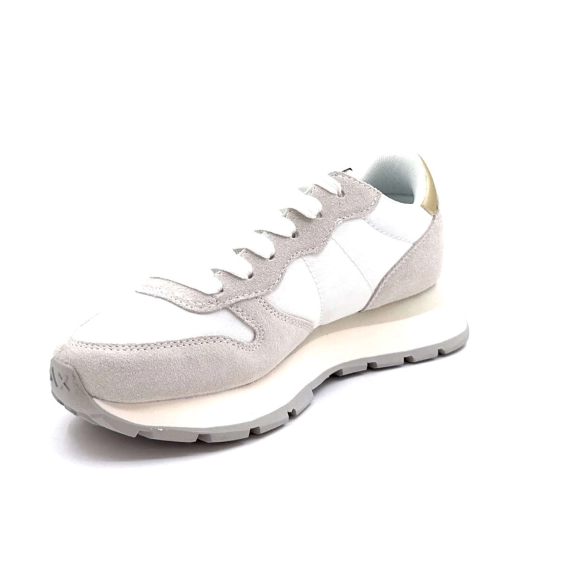Sun68 Z35202 Ally Cuir Gold Daim Gris Textile Blanc Z35202 ALLY GOLD - SILVER - 01 B Printemps Eté 2025