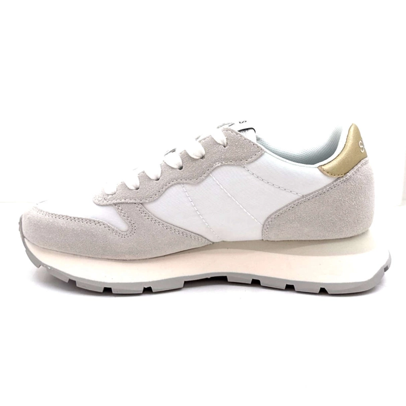 Sun68 Z35202 Ally Cuir Gold Daim Gris Textile Blanc Z35202 ALLY GOLD - SILVER - 01 B Printemps Eté 2025