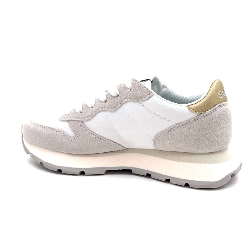 Sun68 Z35202 Ally Cuir Gold Daim Gris Textile Blanc Z35202 ALLY GOLD - SILVER - 01 B Printemps Eté 2025