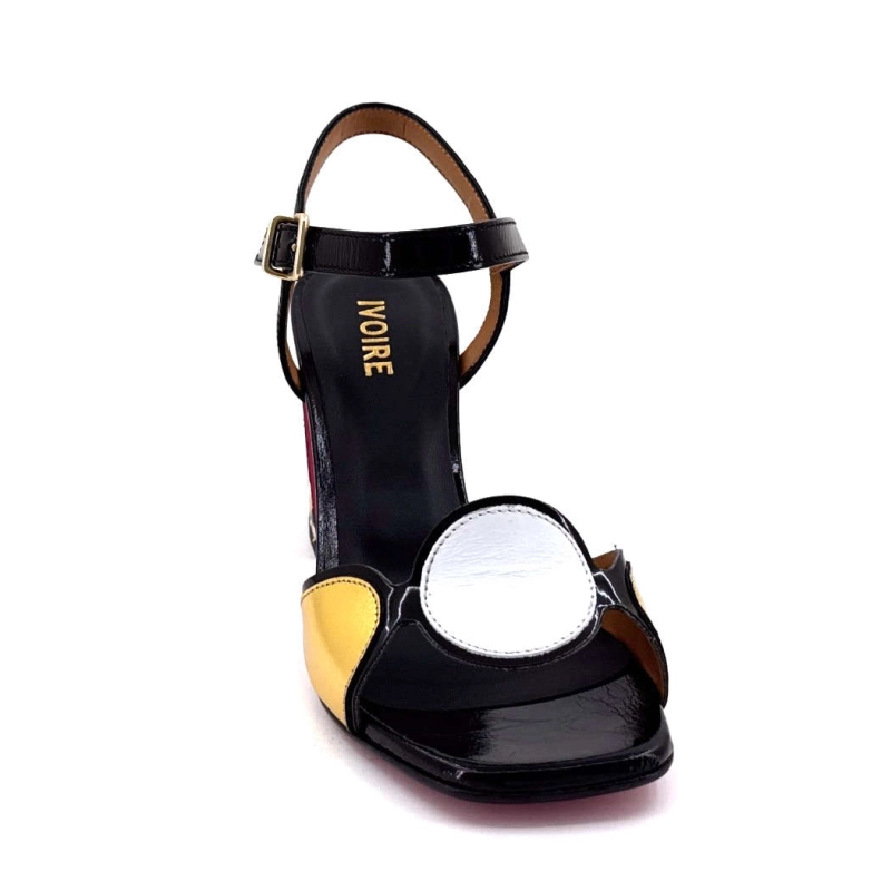 Ivoire 710 Cuir Blanc Noir Doré 710 - TOMAIA LUX NERO - RIP LUX Printemps Eté 2025