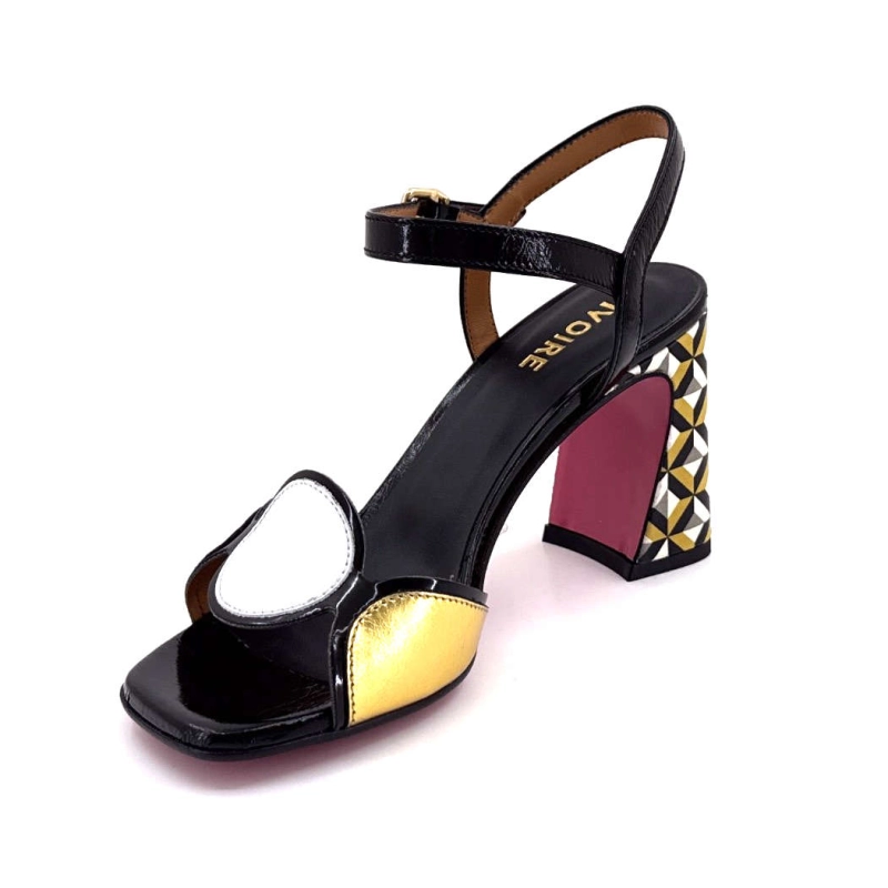 Ivoire 710 Cuir Blanc Noir Doré 710 - TOMAIA LUX NERO - RIP LUX Printemps Eté 2025