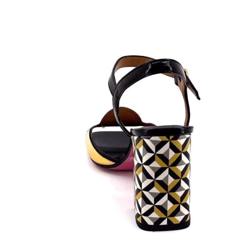 Ivoire 710 Cuir Blanc Noir Doré 710 - TOMAIA LUX NERO - RIP LUX Printemps Eté 2025