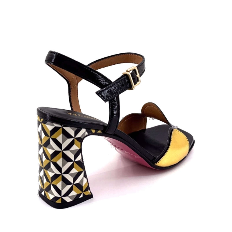 Ivoire 710 Cuir Blanc Noir Doré 710 - TOMAIA LUX NERO - RIP LUX Printemps Eté 2025